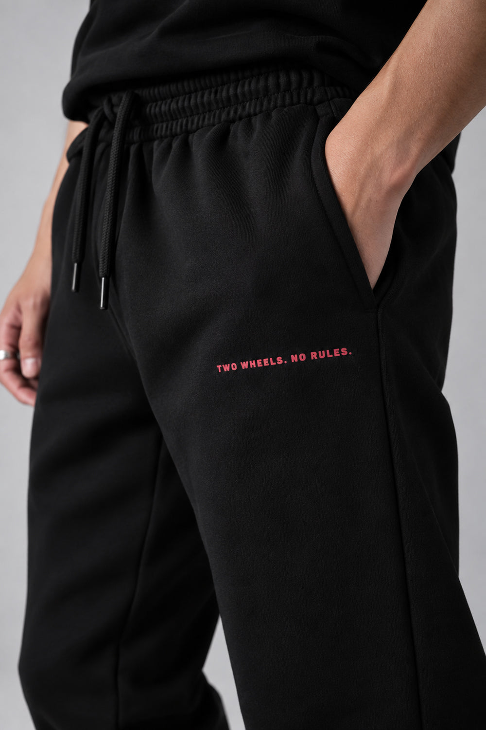 Two Wheels No Rules Baskılı Jogger