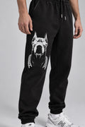 Doberman Baskılı Jogger