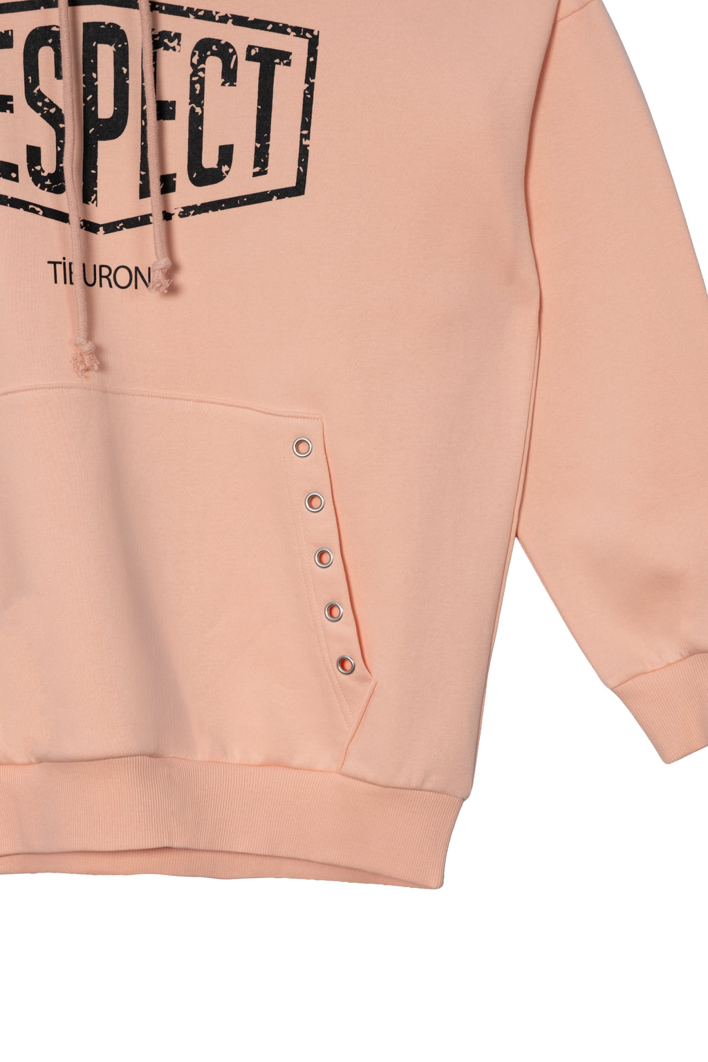 Kadın Kuşgözü Detaylı Kapüşonlu Hoodie