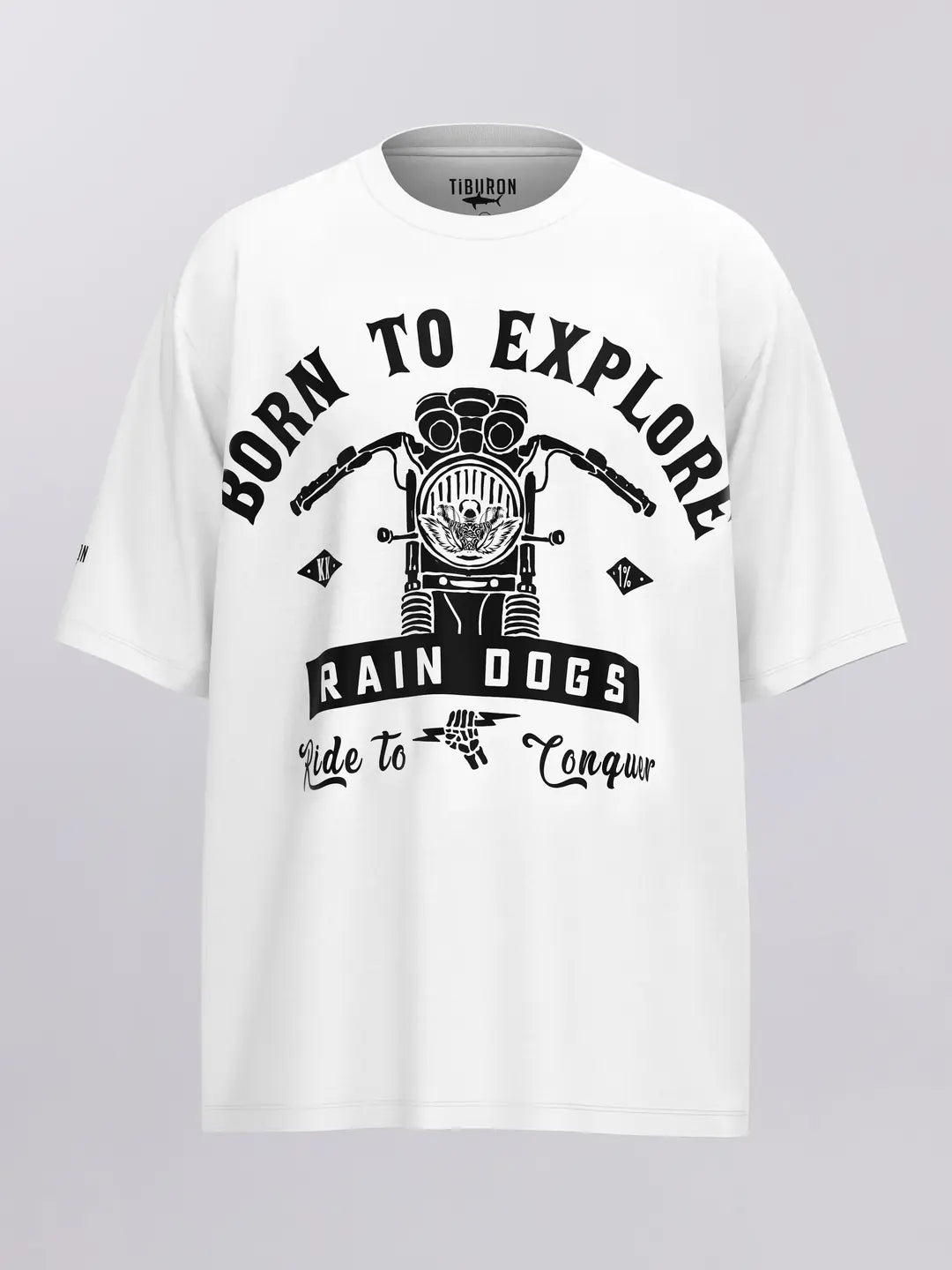Rain Dogs Tema Baskılı Beyaz Erkek Tişört