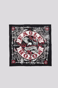 Kartal Baskılı Siyah Bandana