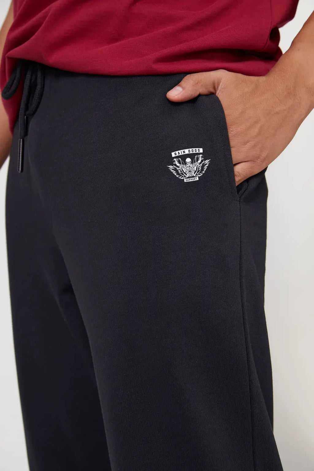 Rain Dogs Logolu Antrasit Erkek Jogger Pantolon
