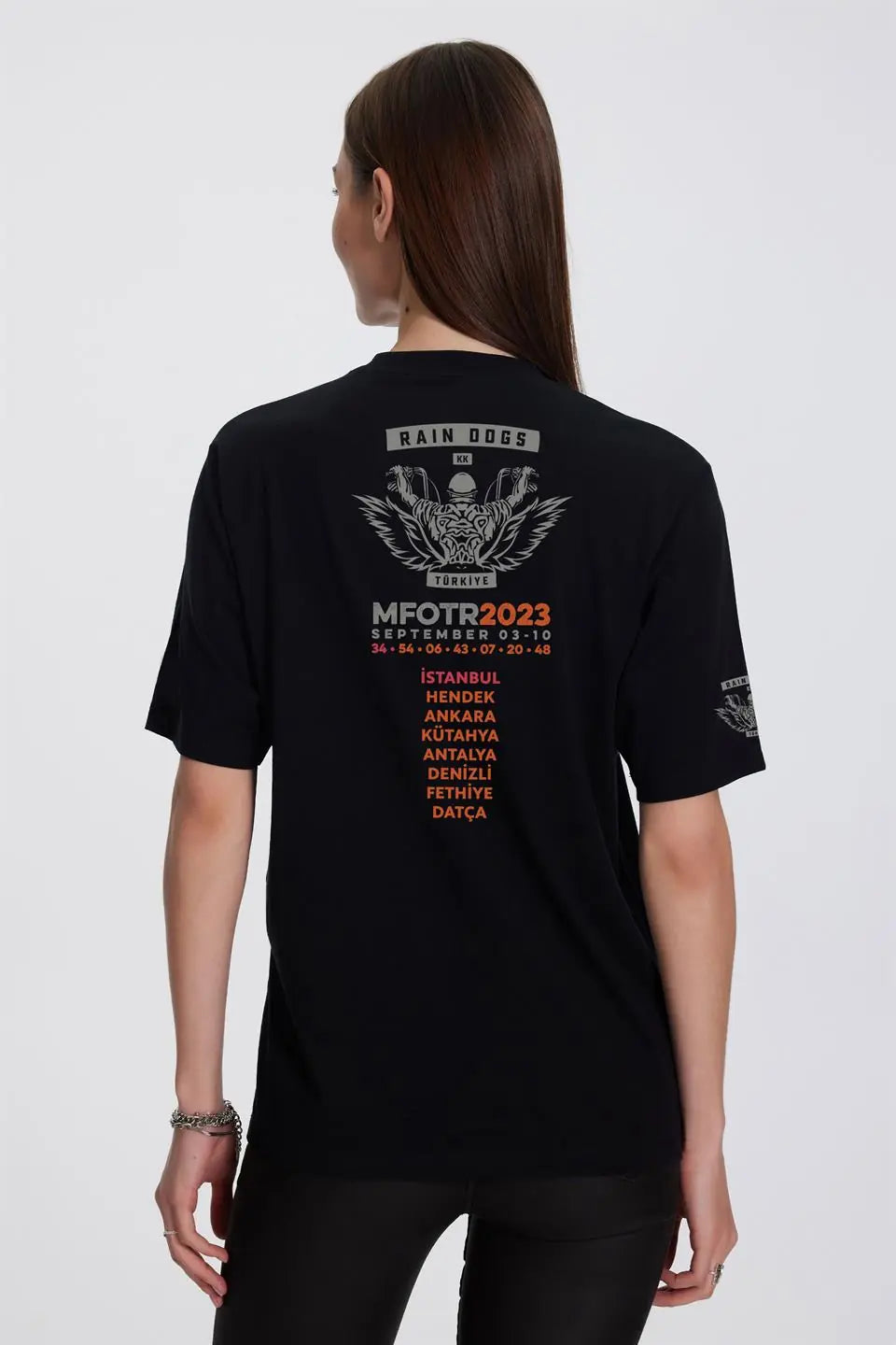 Moto Fest 2023 Siyah Kadın Tişört