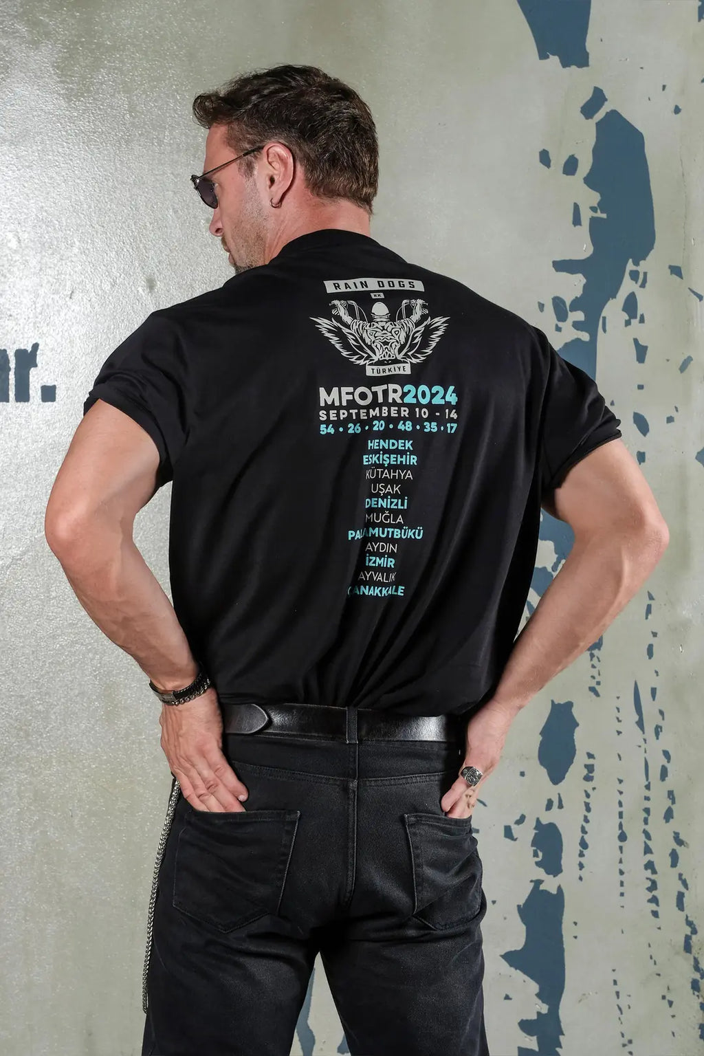 Moto Fest 2024 Siyah Erkek Tişört