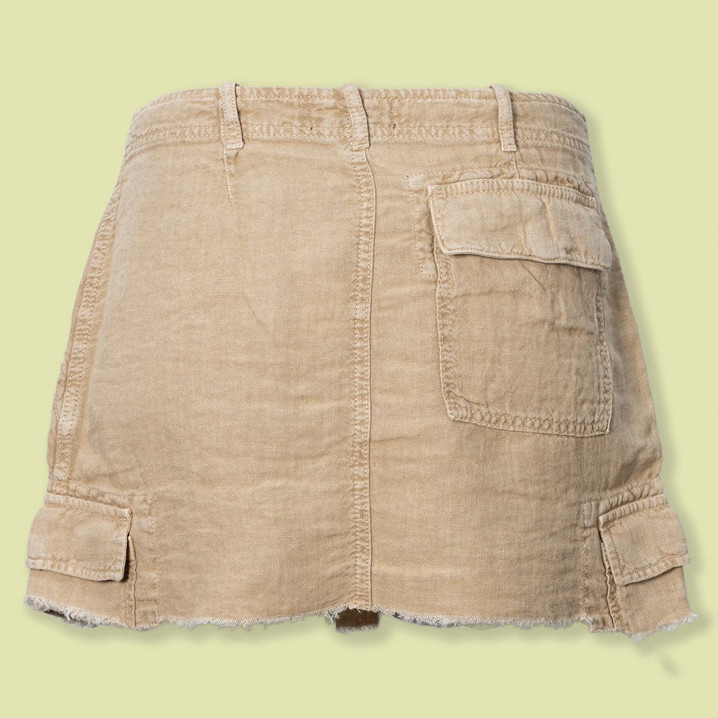 Camel Mini Keten Etek