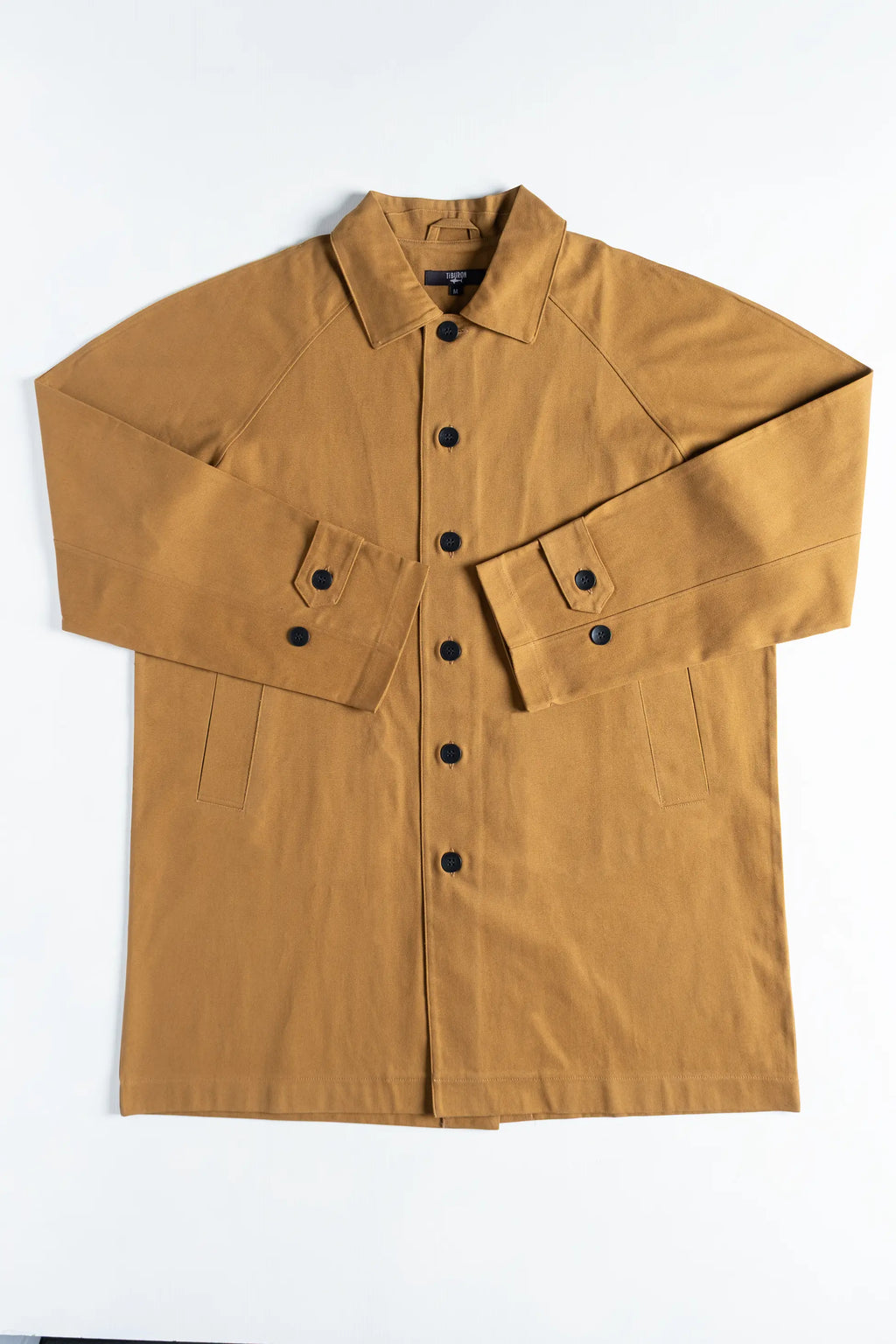 Erkek Kahverengi Gabardin Trençkot
