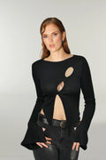 Asimetrik Dekolteli Body