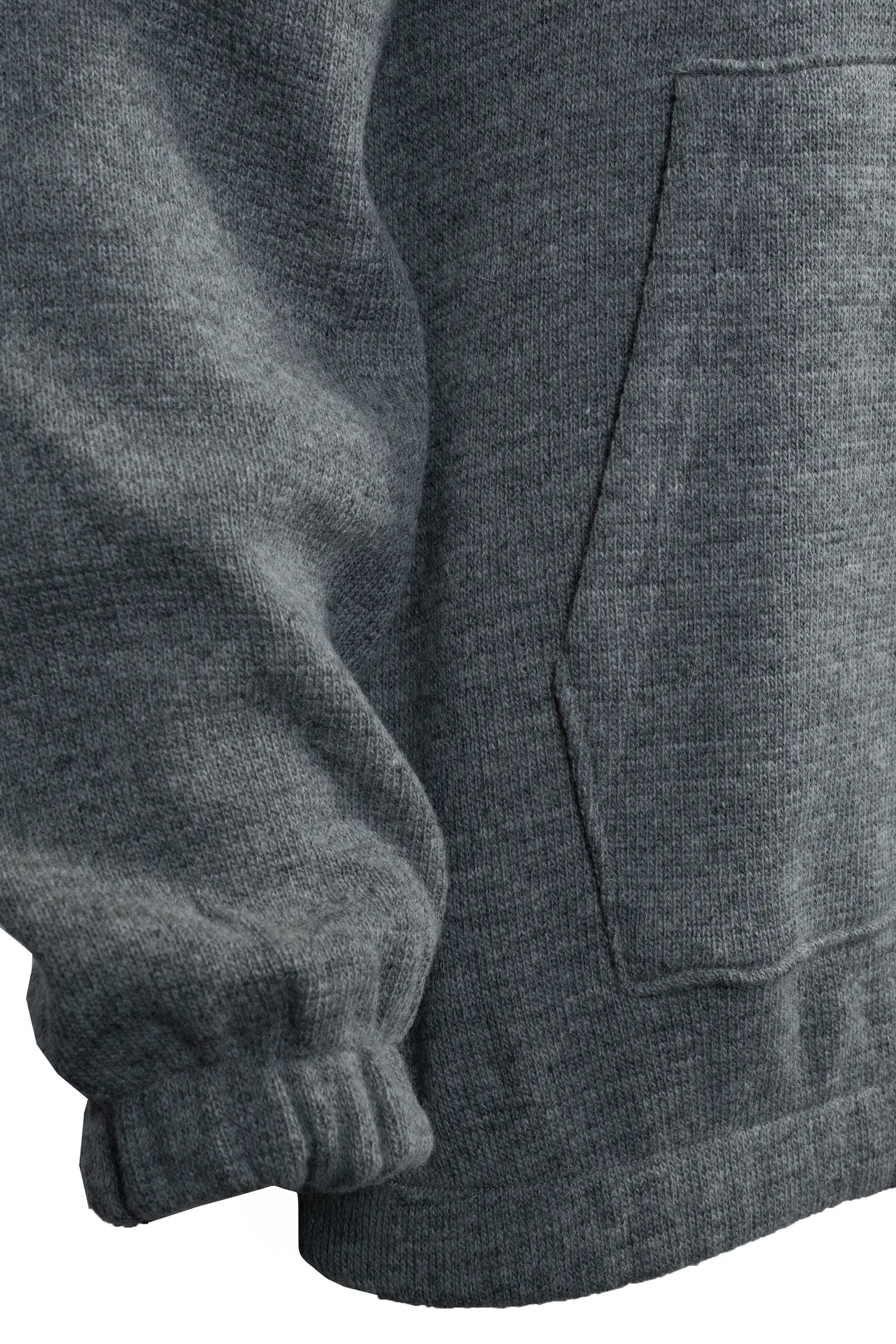 Erkek Çelik Örme Grimelanj Hoodie
