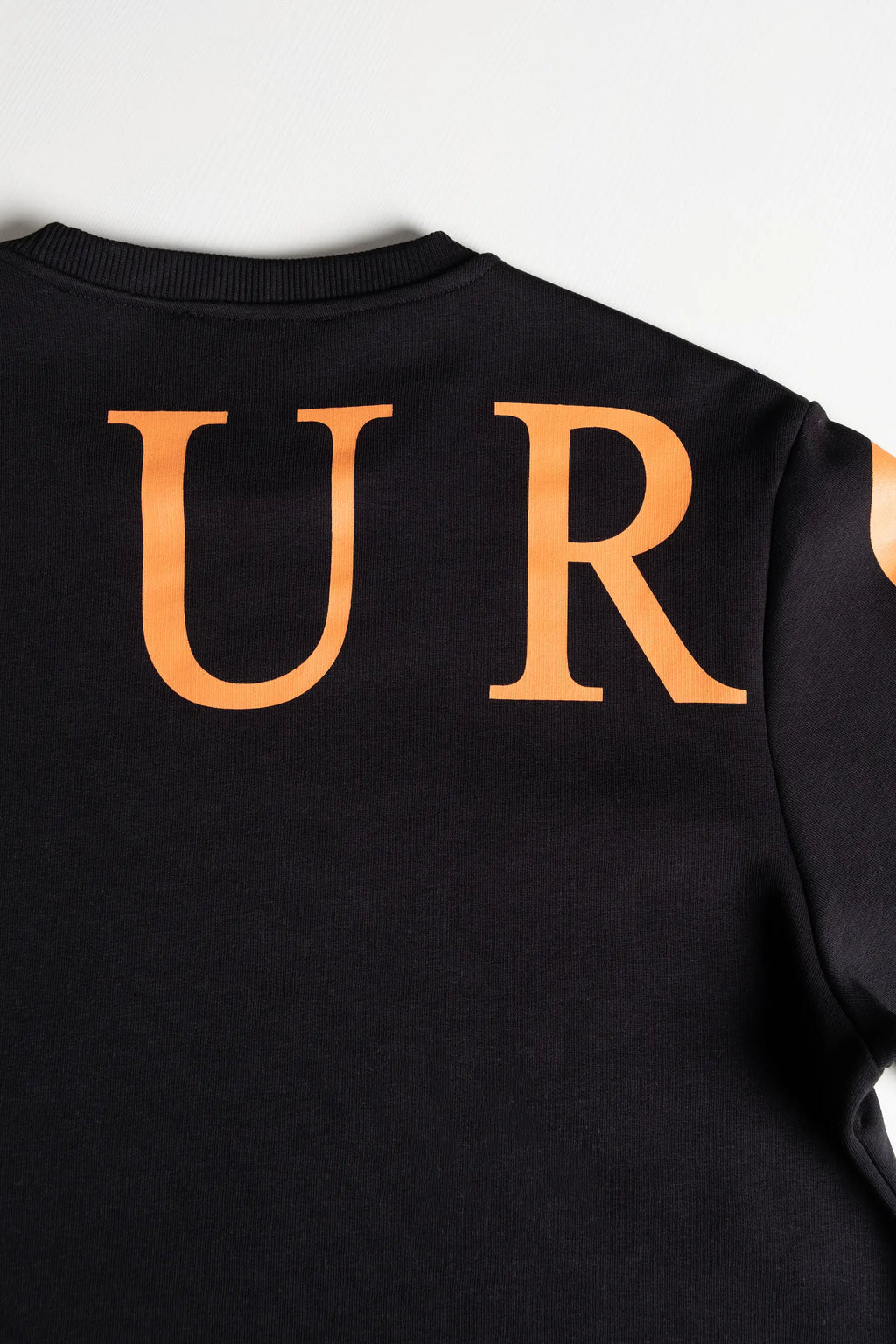 Tiburon Baskılı Siyah Erkek Sweatshirt