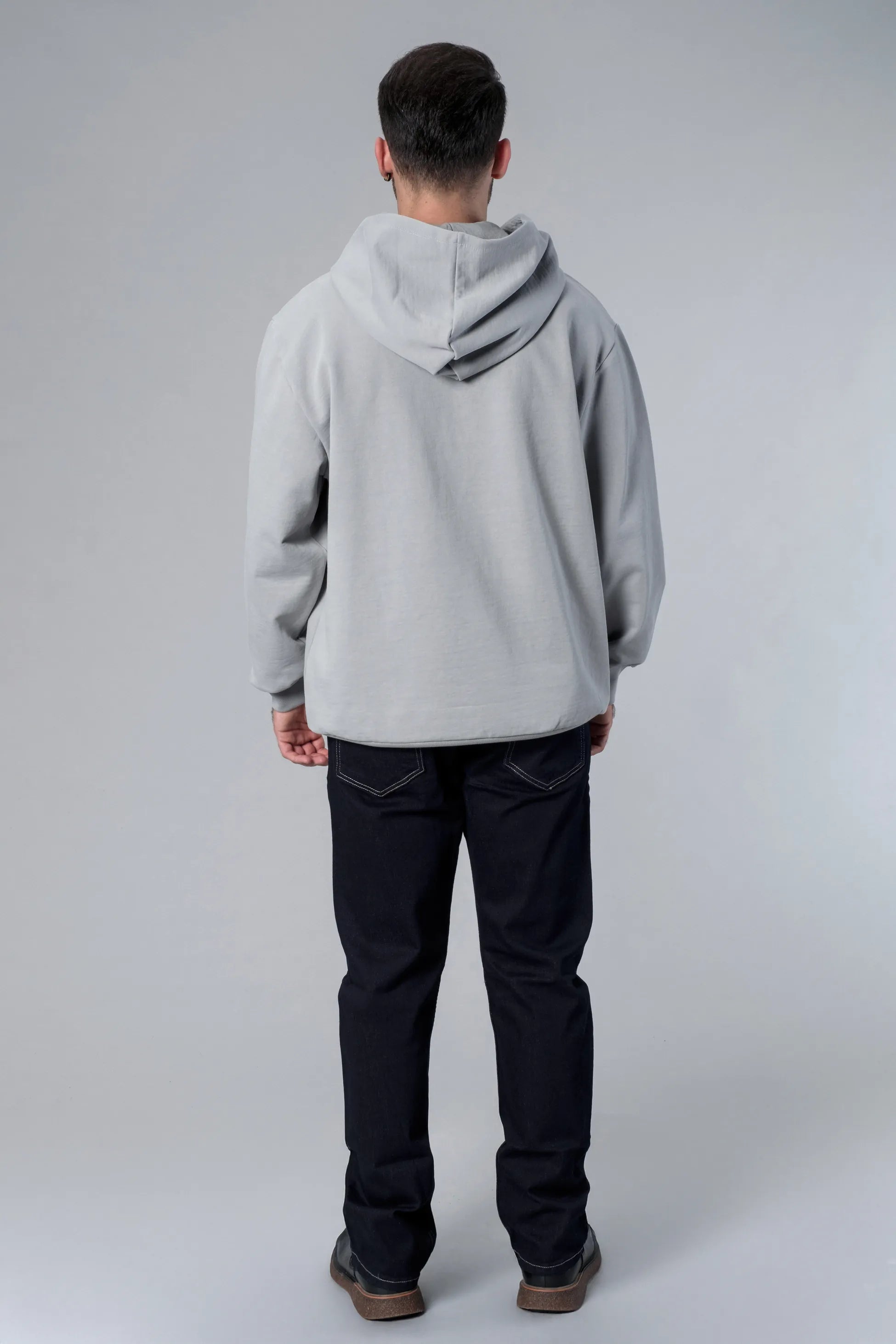 Kayak Teması Baskılı Oversize Hoodie