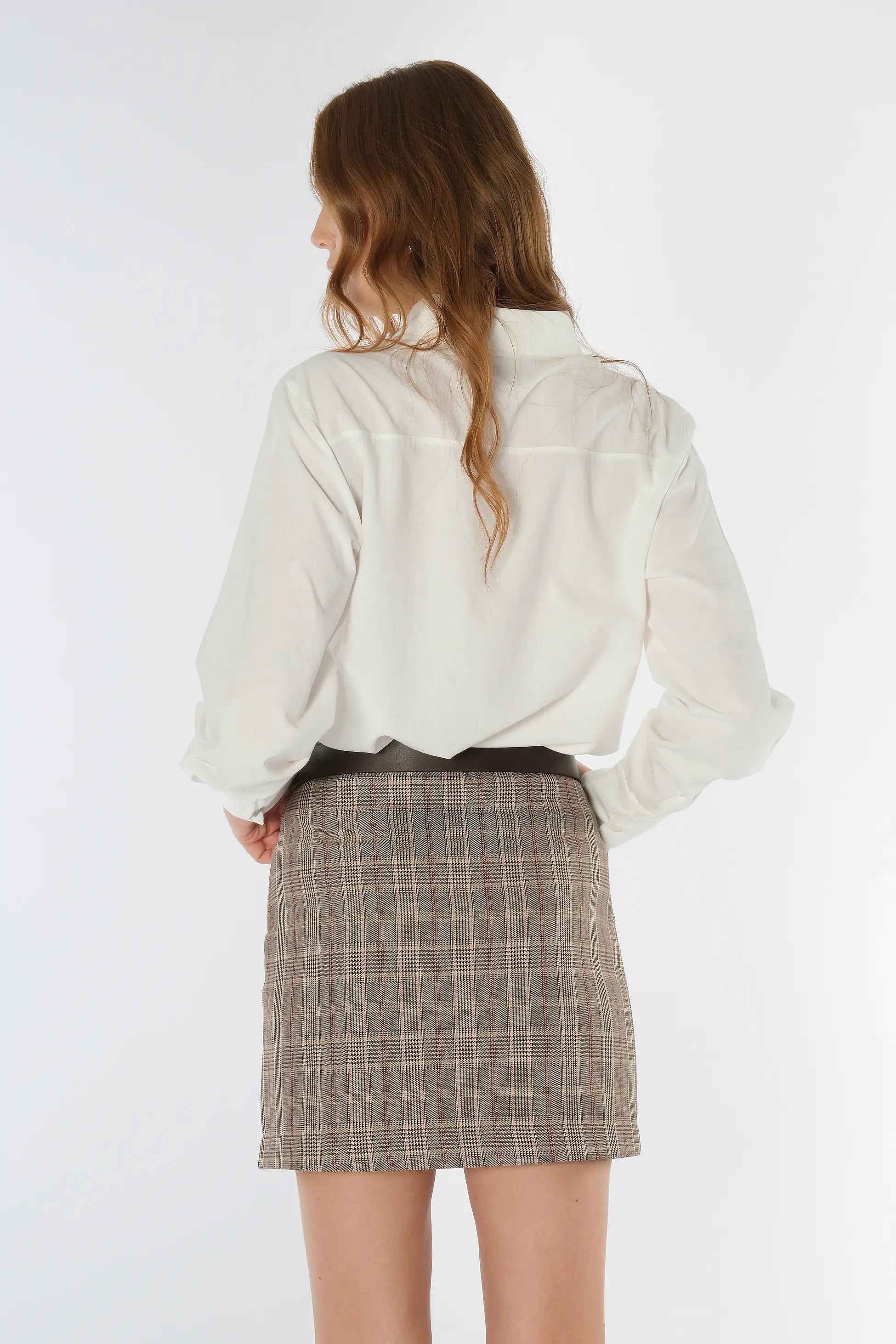 Beyaz Basic Poplin Gömlek