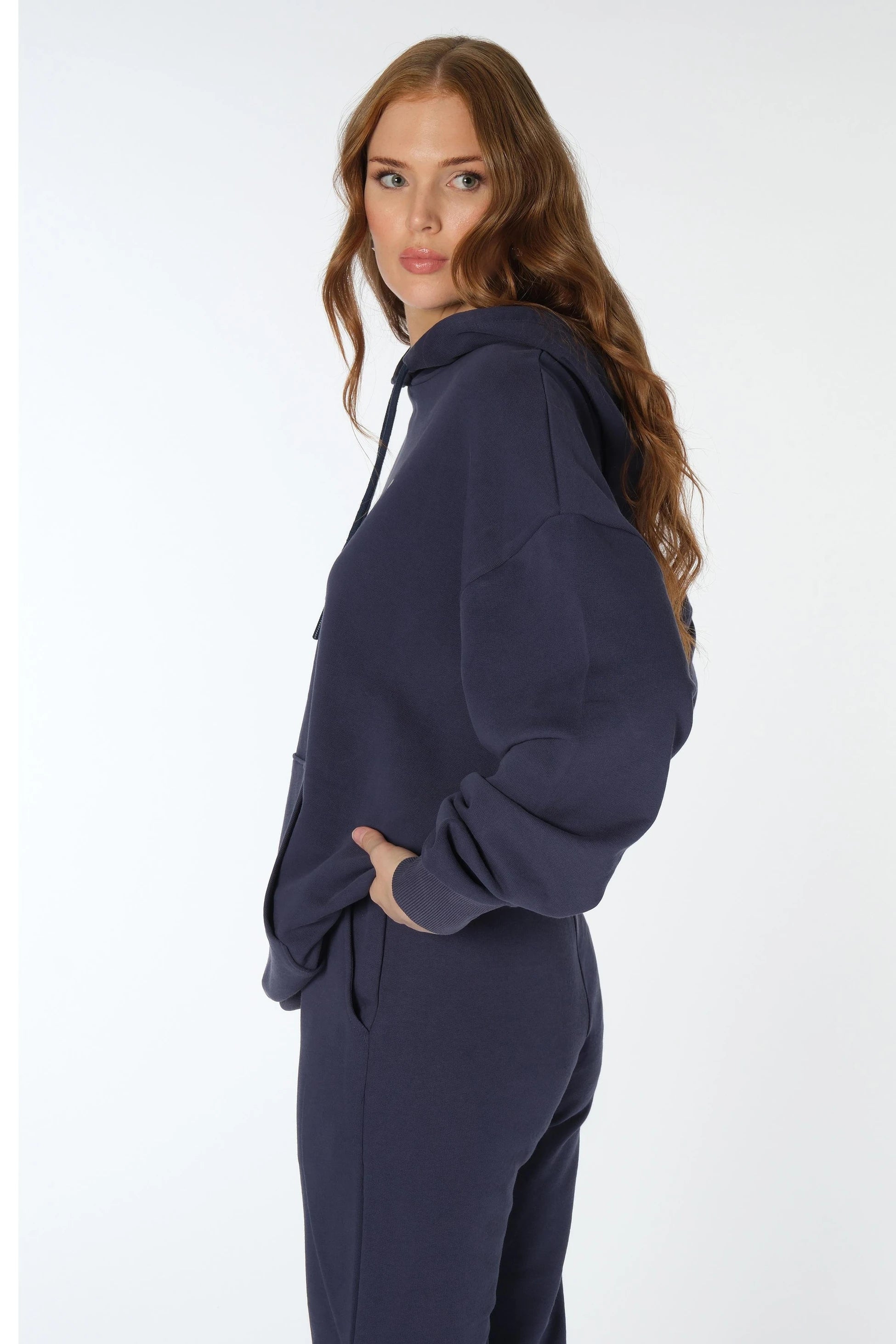 Kapüşonlu Cepli Hoodie