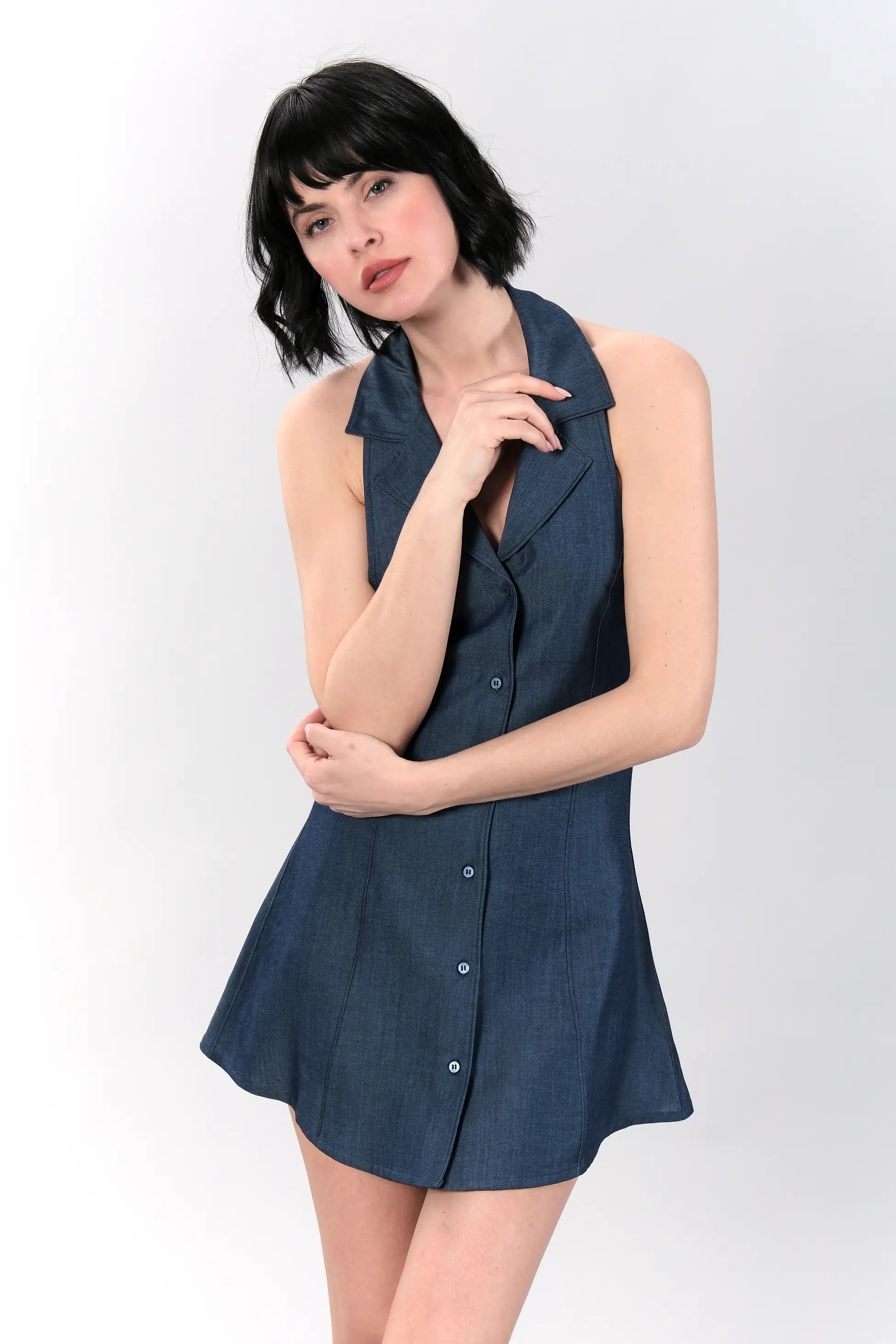Mavi Tencel Mini Denim Elbise