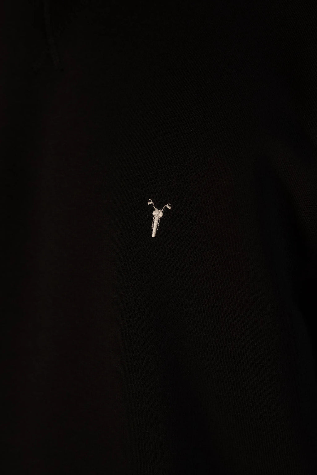 Dikiş Detaylı Bisiklet Yaka Siyah Erkek Sweatshirt