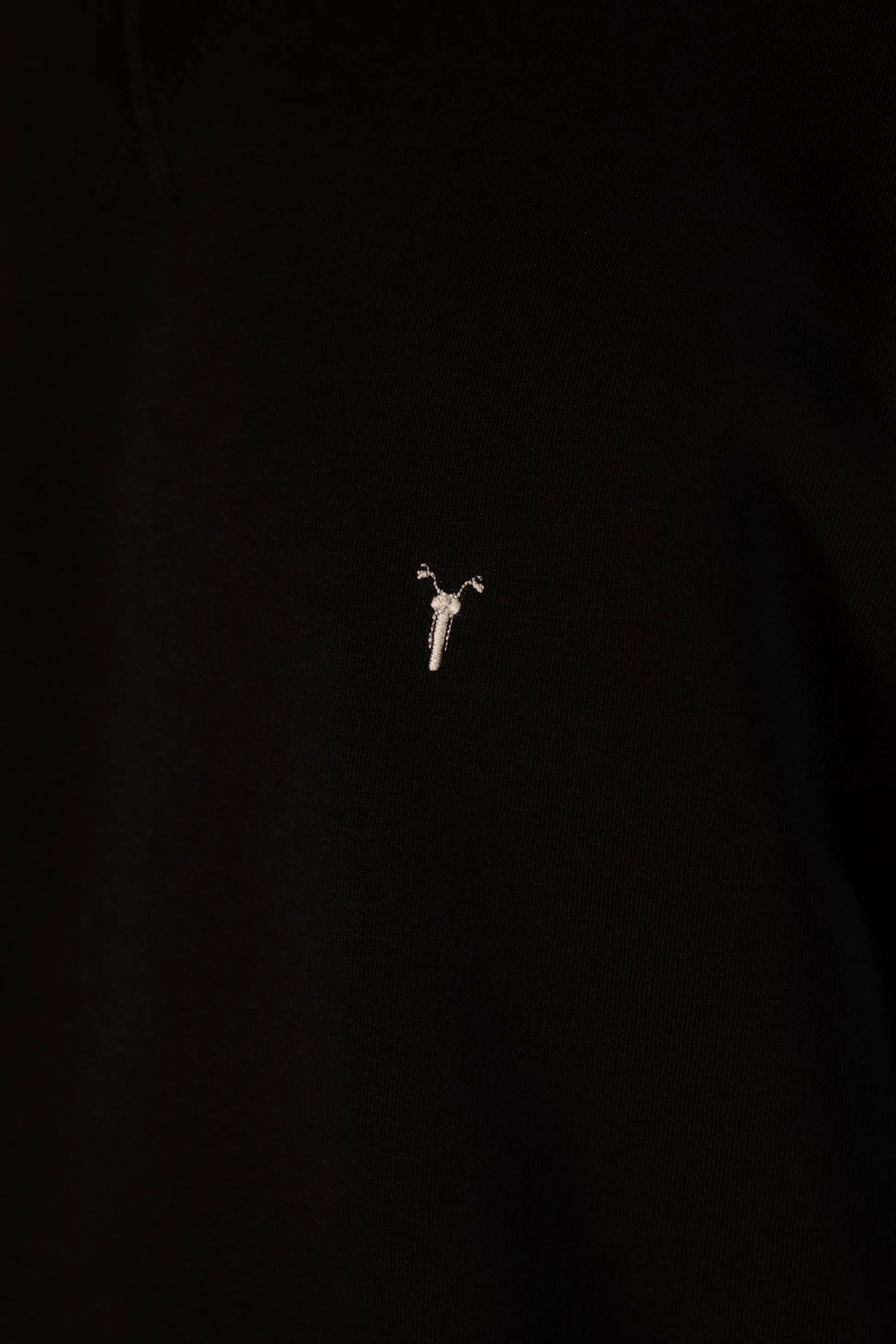 Dikiş Detaylı Bisiklet Yaka Siyah Erkek Sweatshirt