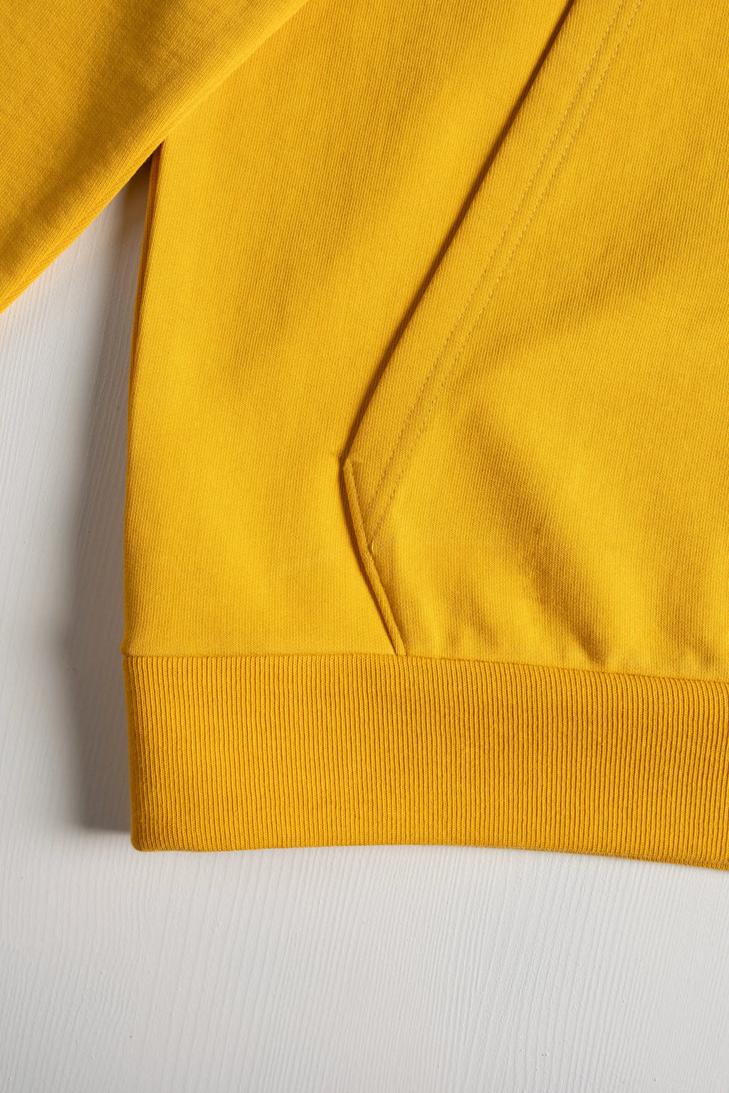Baskılı Kapüşonlu Regular Sarı Erkek Hoodie