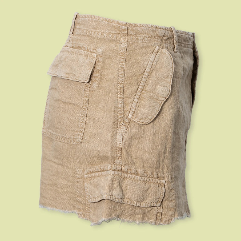 Camel Mini Keten Etek