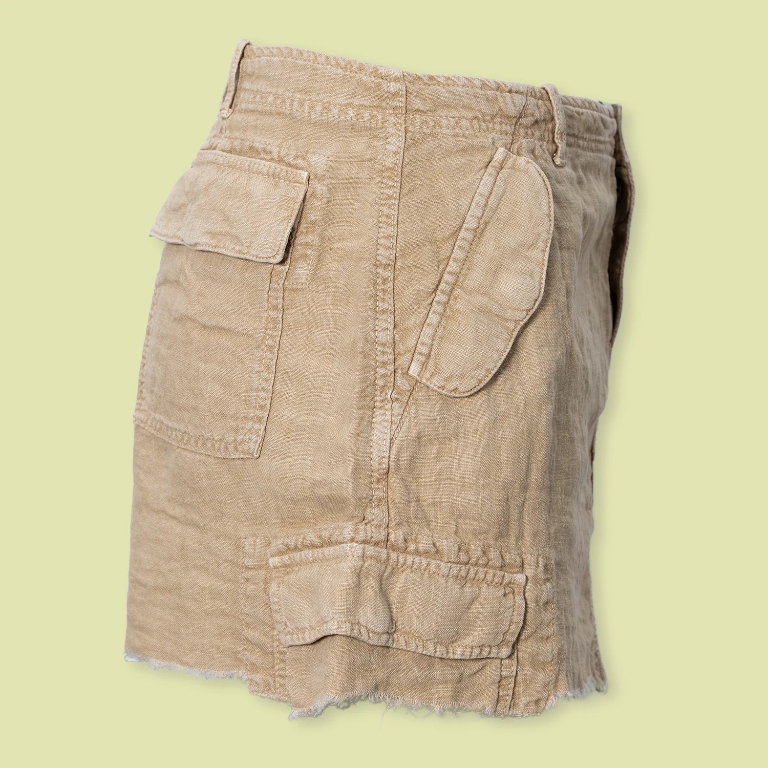 Camel Mini Keten Etek