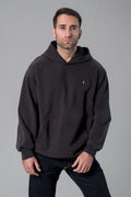 Kapüşonlu Oversize Antrasit Hoodie