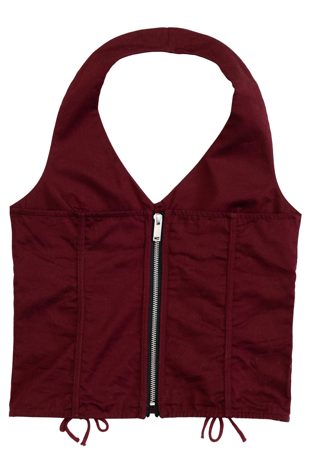 Kadın Bordo Korse Top