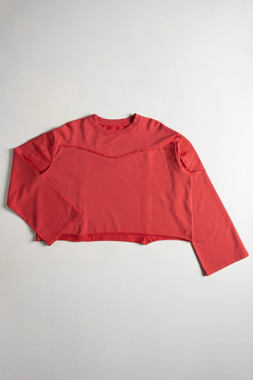 Dikiş Detaylı Pembe Sweatshirt