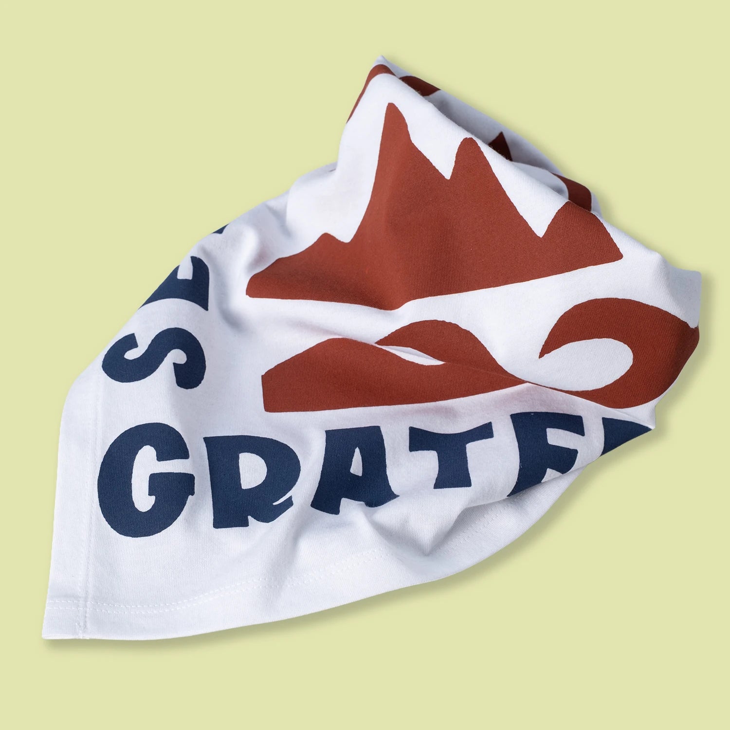 Beyaz Baskılı Bandana