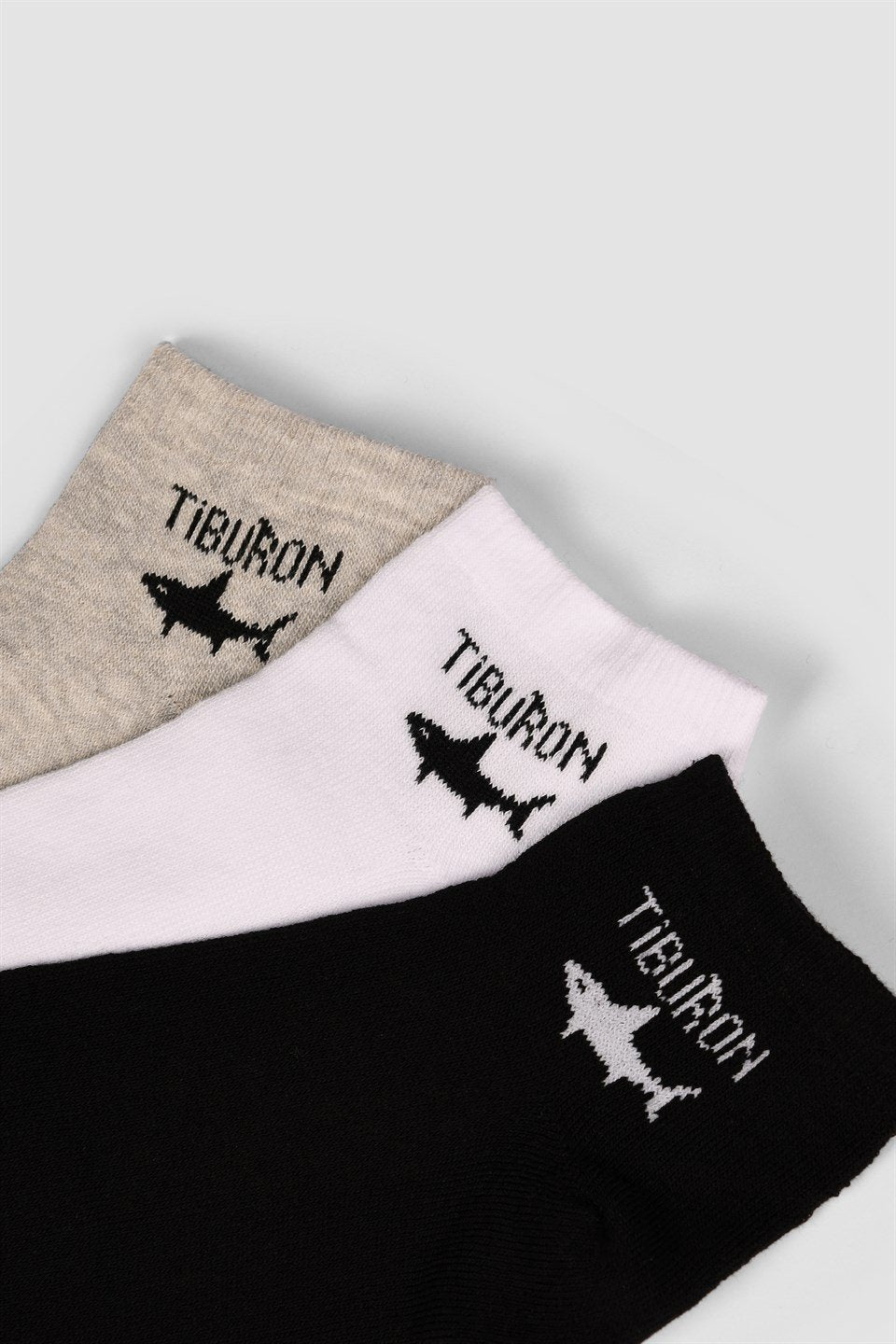 Tiburon Logolu Kısa Çorap Seti